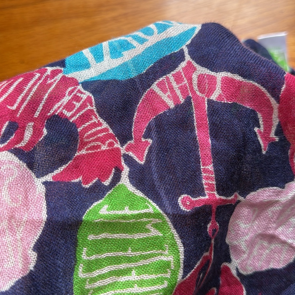 GUC Lilly Pulitzer Rock My Boat Murfette Scarf IM - Picture 7 of 7
